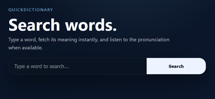 QuickDictionary